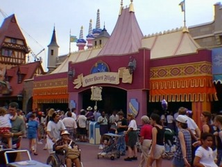 handheld captioning device at Disney