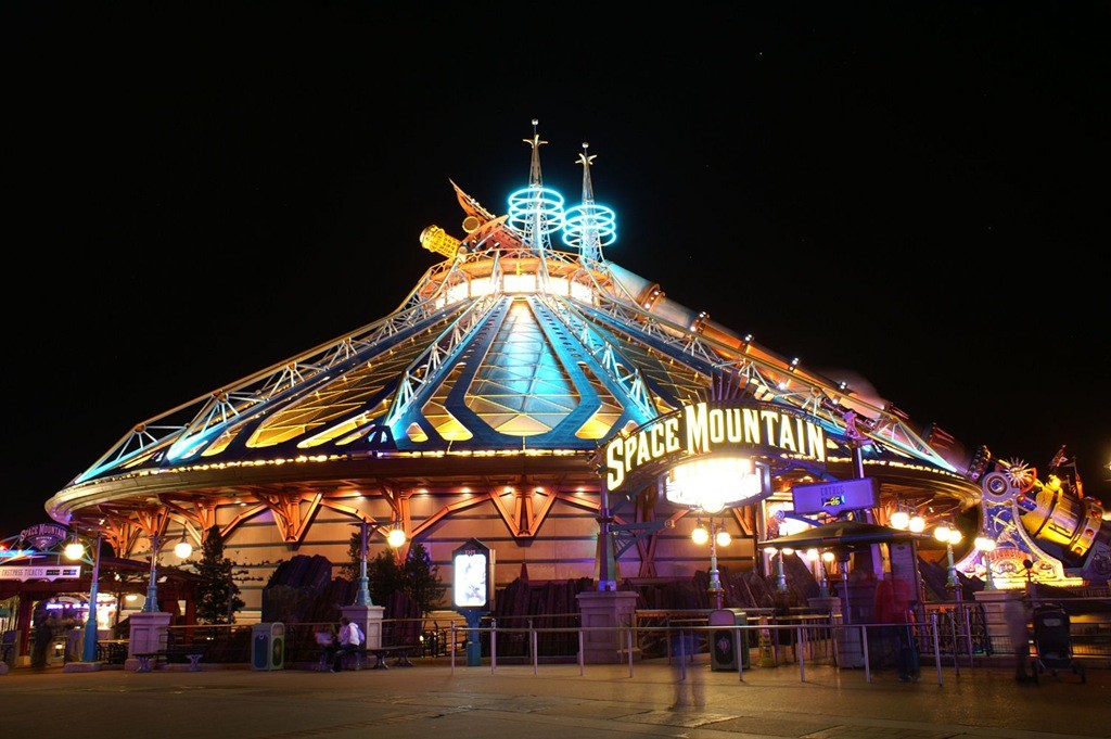 Space Mountain at Disneyland