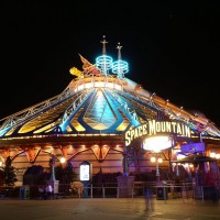Space Mountain at Disneyland