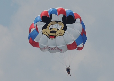 Parasailing at Disney World
