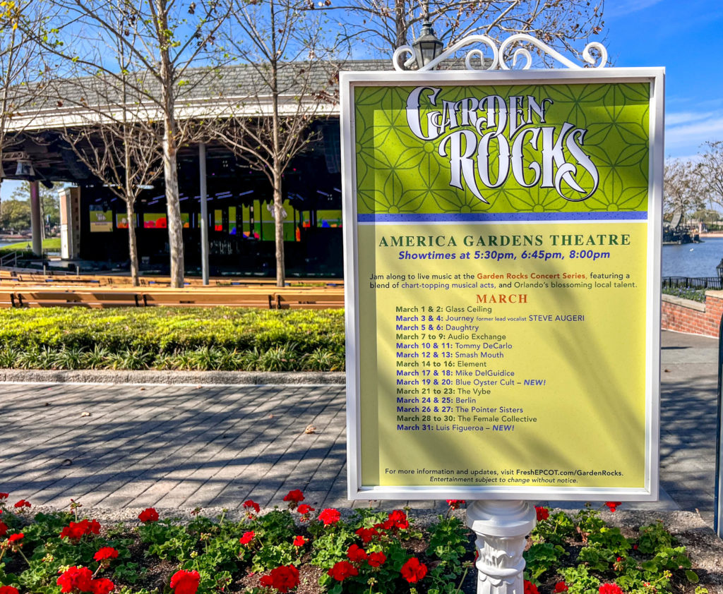 EPCOT’s Garden Rocks Concert Series Adds Sister Hazel Post Image