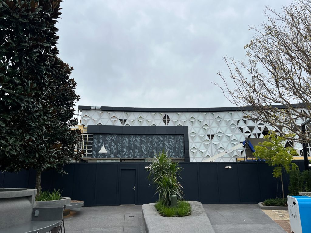 NEW EPCOT Mural Begins to Take Shape at CommuniCore Hall! Post Image