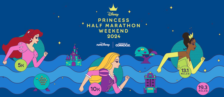 First Look at the Merchandise for the 2024 Disney Princess Half Marathon Weekend! Post Image