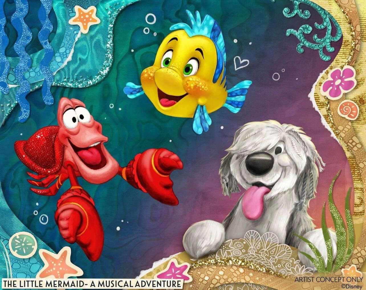 Breaking: ‘Little Mermaid’ Concept Art Just Revealed for New Show at Hollywood Studios Post Image