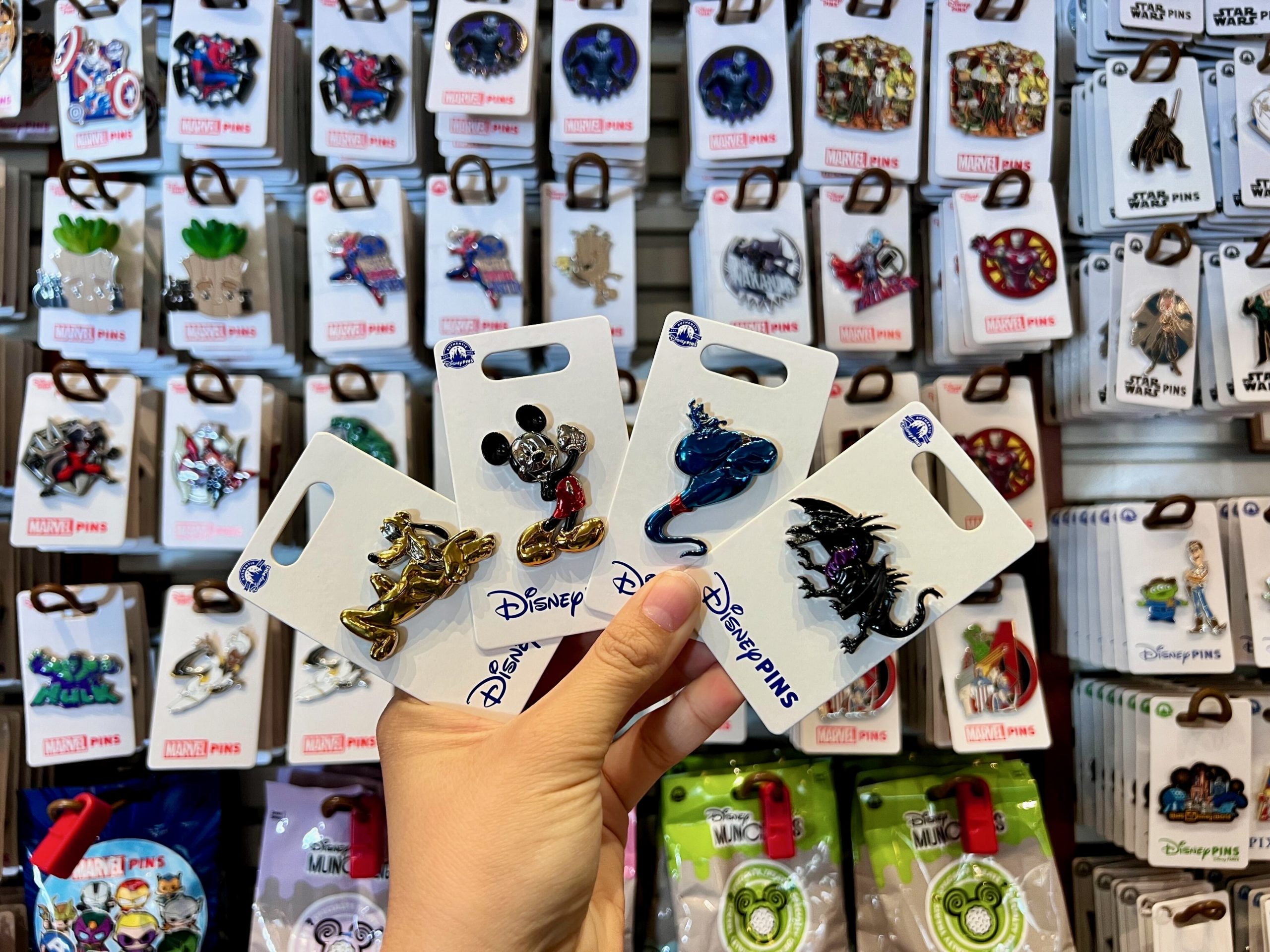 New Disney Character Pins Shine Bright in Magic Kingdom Post Image