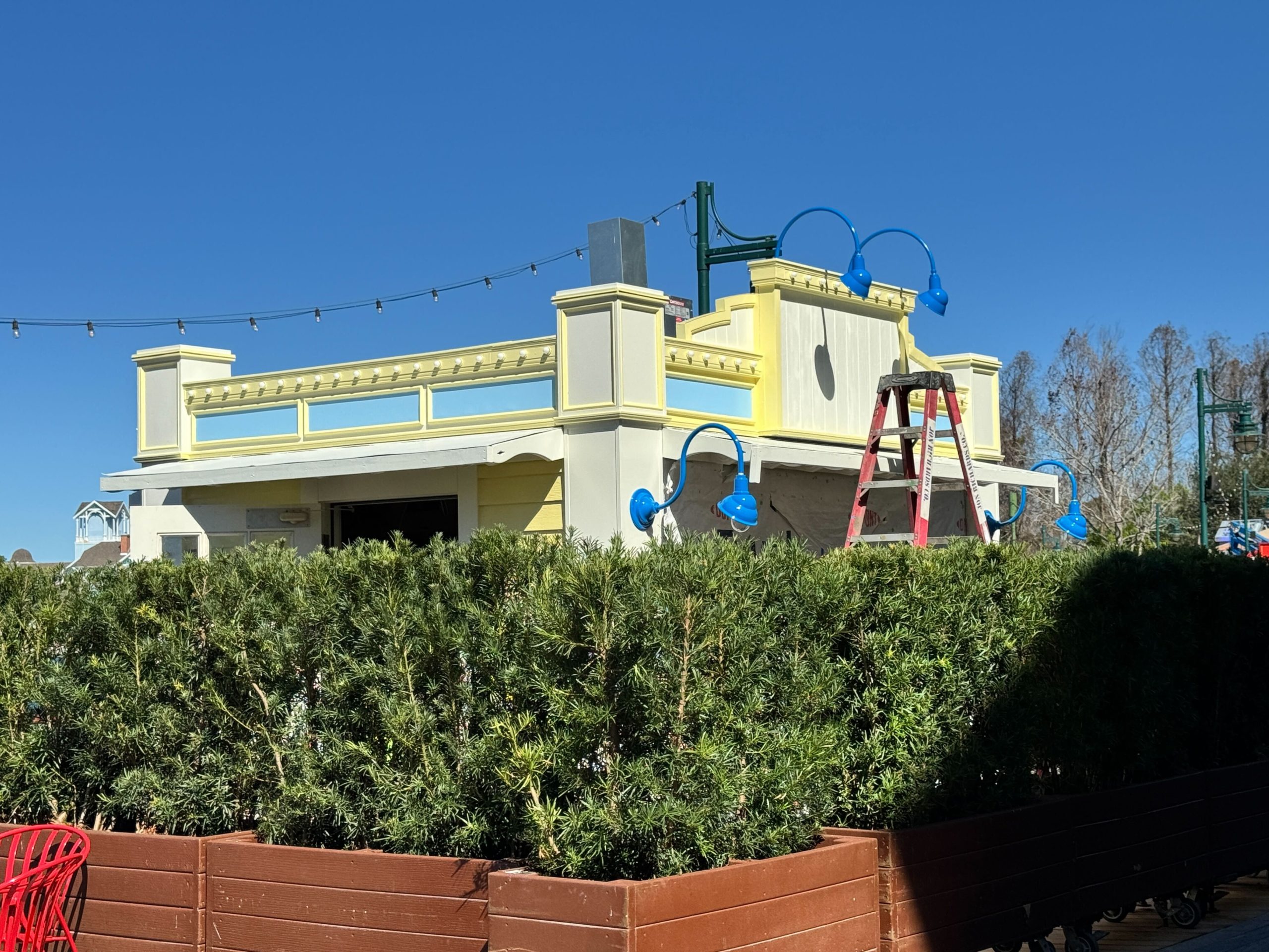Construction Looks Bright at Disney World Blue Ribbon Corn Dog Stand Post Image