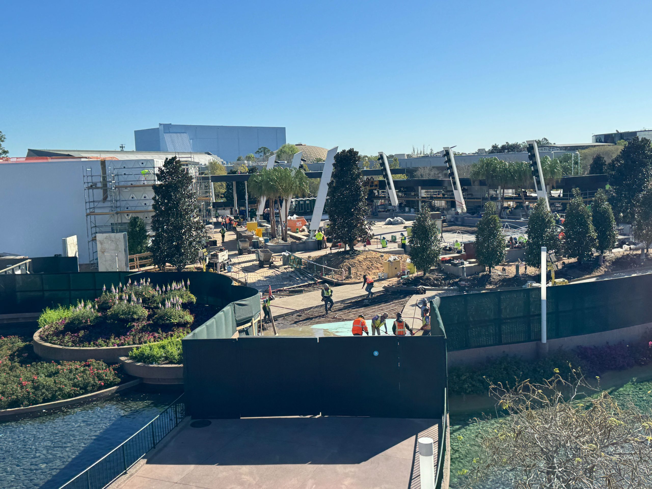 EPCOT Update: First Colored Pavement Blocks Appear at CommuniCore Hall Post Image
