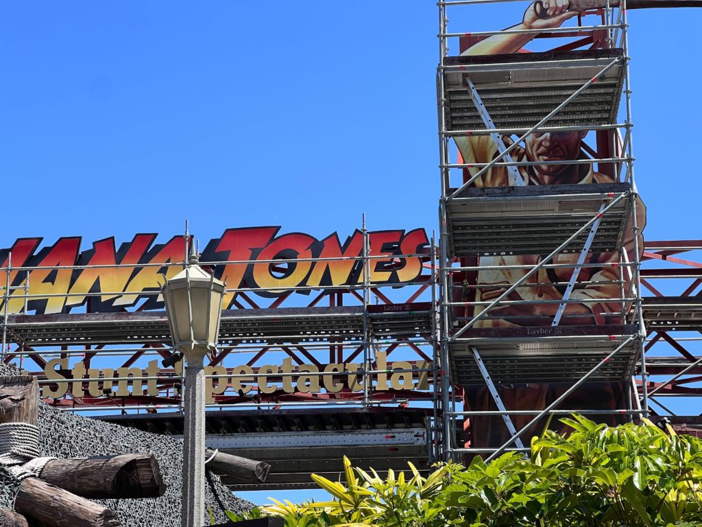 PHOTOS: The Indiana Jones Epic Stunt Spectacular Marquee Refurbishment Has Concluded Post Image