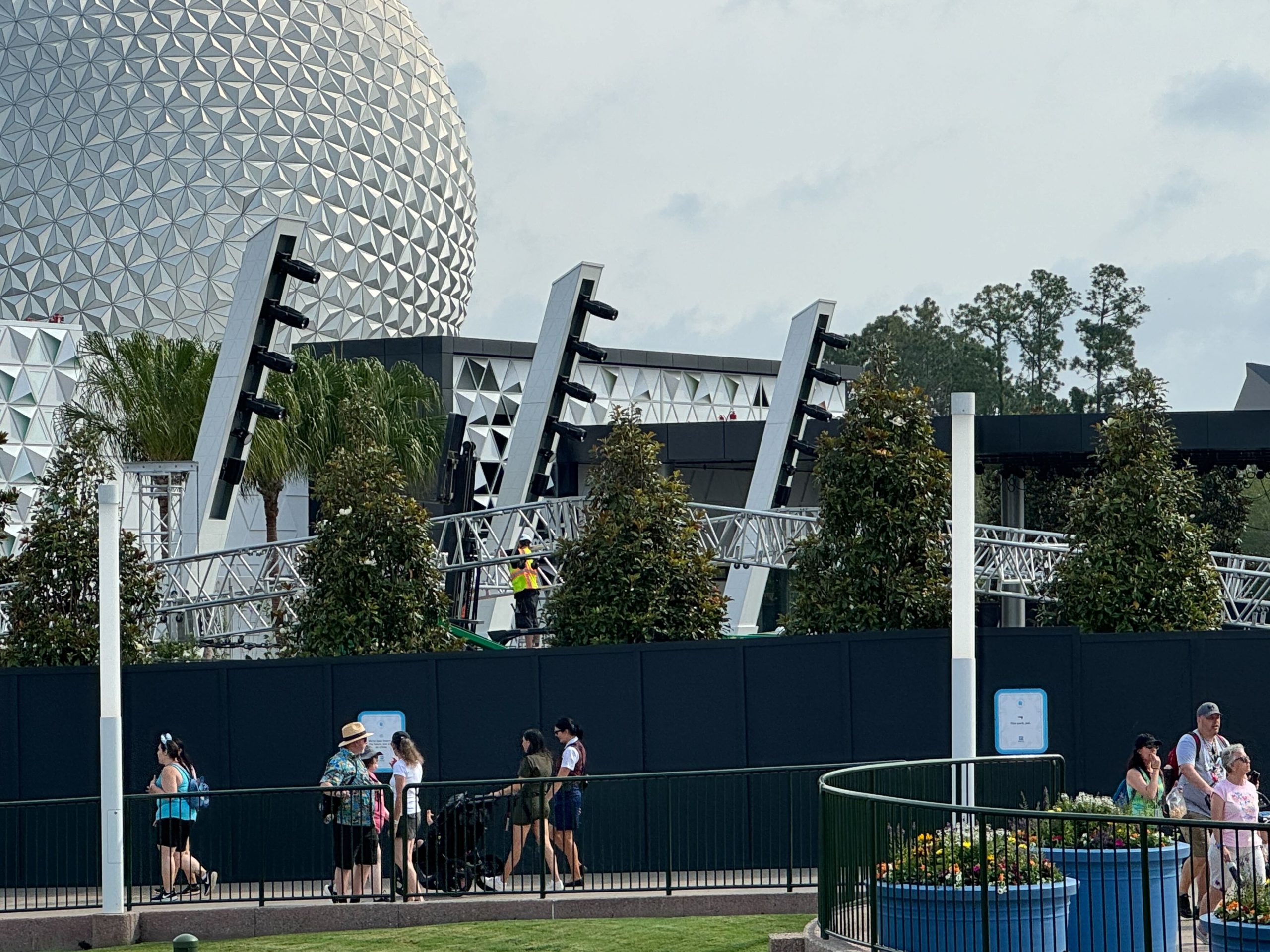 PHOTOS: Construction Continues at Flex Space in EPCOT Post Image