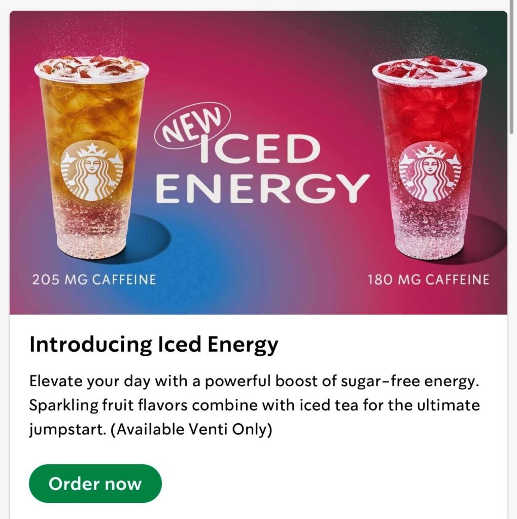 New Starbucks Iced Energy Drinks Debut in Disney World Post Image