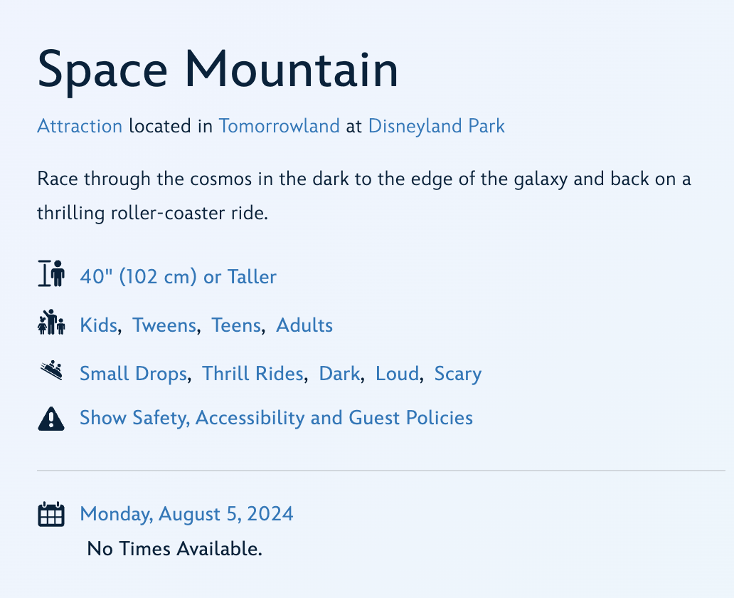 Disneyland’s Space Mountain Is Closing For Refurbishment Later This Summer Post Image