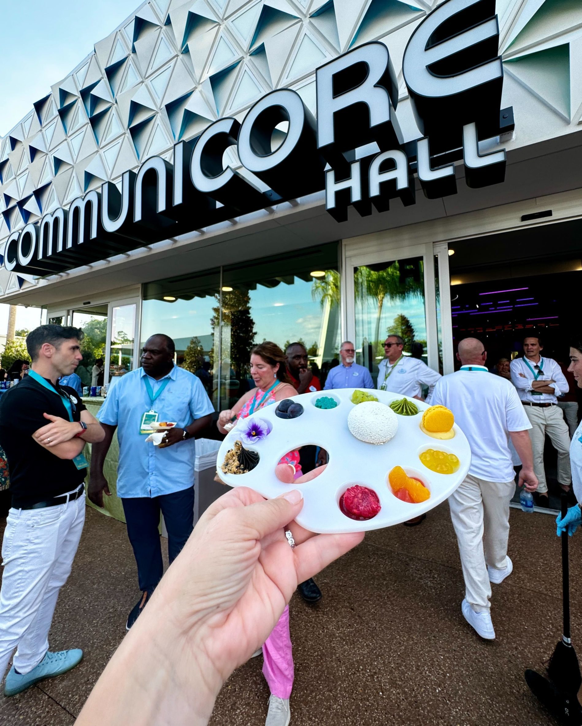 EPCOT’s CommuniCore Hall Lights Up at Night! Post Image