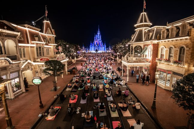 Disney Cast Members Celebrate International Yoga Day Around the World Post Image