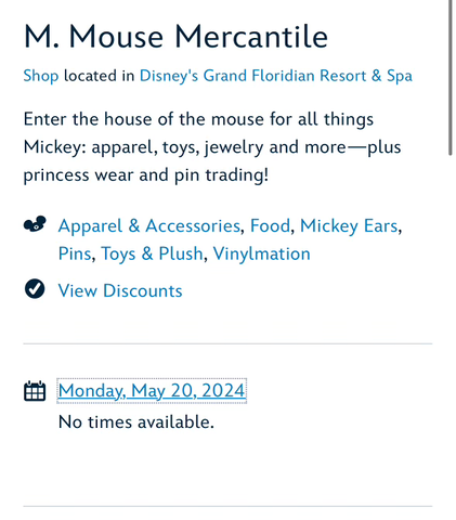 PHOTOS: M. Mouse Mercantile Re-opens at Disney’s Grand Floridian Post Image
