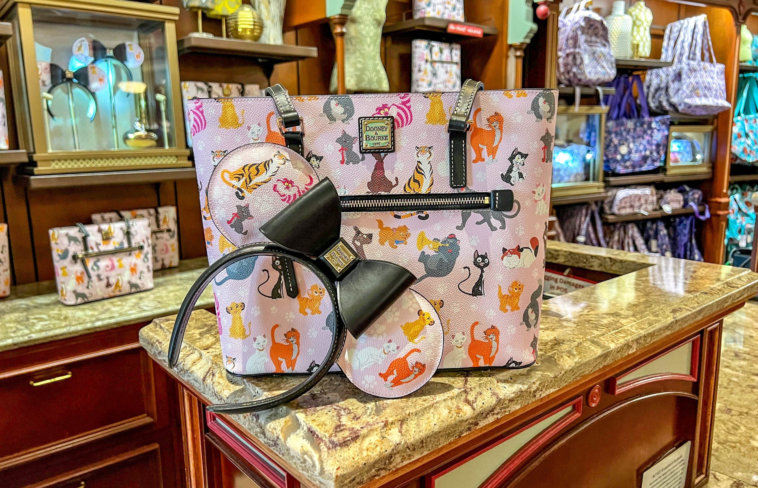 Disney Cats Dooney &amp; Bourke Tote is Now at Disney Store Post Image