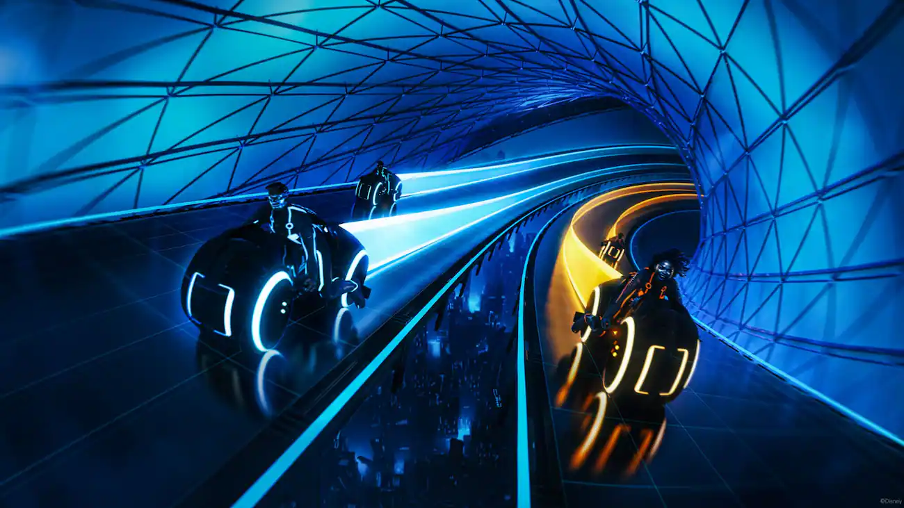 New TRON Lightcycle / Run Poster Appears at Magic Kingdom Post Image