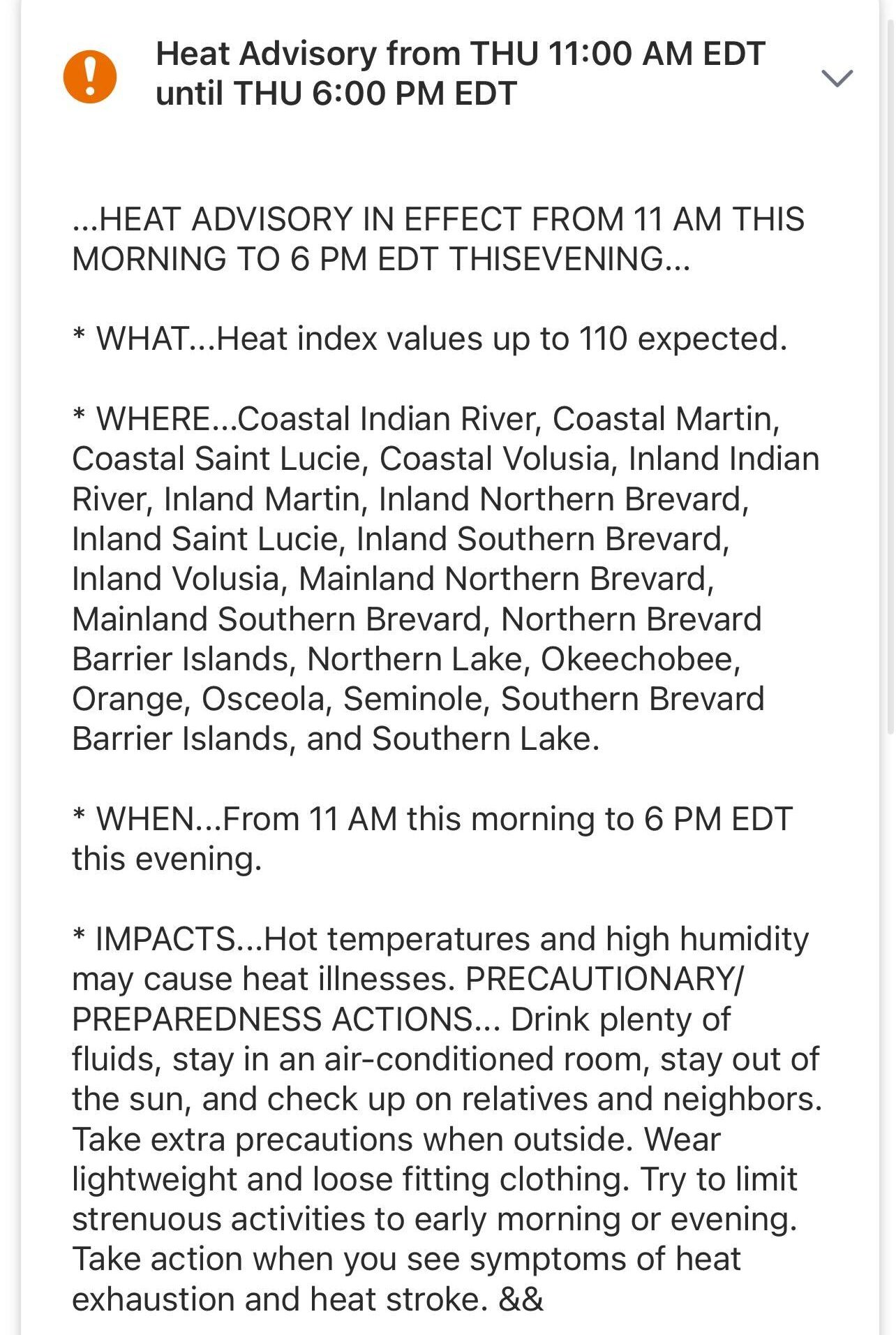 Heat Advisory Issued For Disney World this 4th of July Post Image