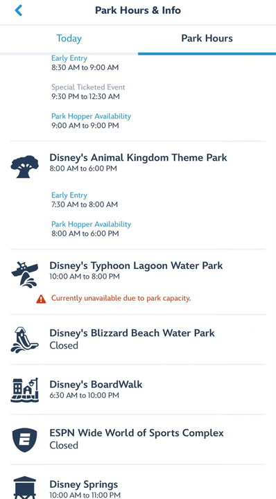 NEWS: Disney’s Typhoon Lagoon Is CLOSED After Reaching Capacity This Afternoon Post Image