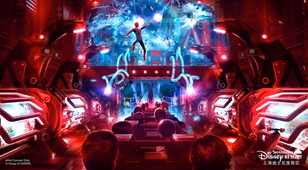 BREAKING: NEW Spider-Man Attractions Are Coming to Shanghai Disneyland and Hong Kong Disneyland Post Image