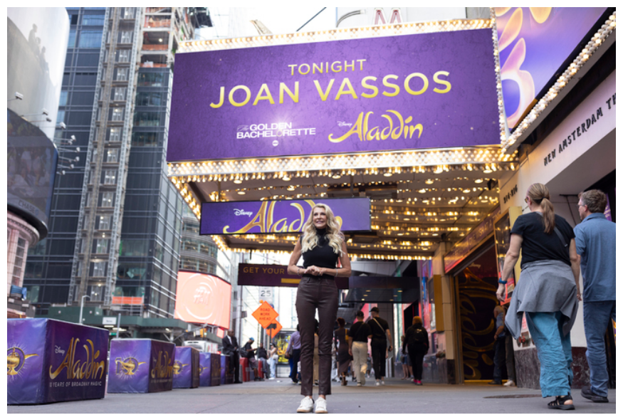 ‘The Golden Bachelorette’ Joan Vassos Made Her Broadway Debut in Disney’s ‘Aladdin’ Post Image