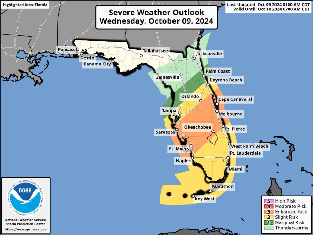 Osceola County Issues a Countywide Curfew as Hurricane Milton Approaches Post Image