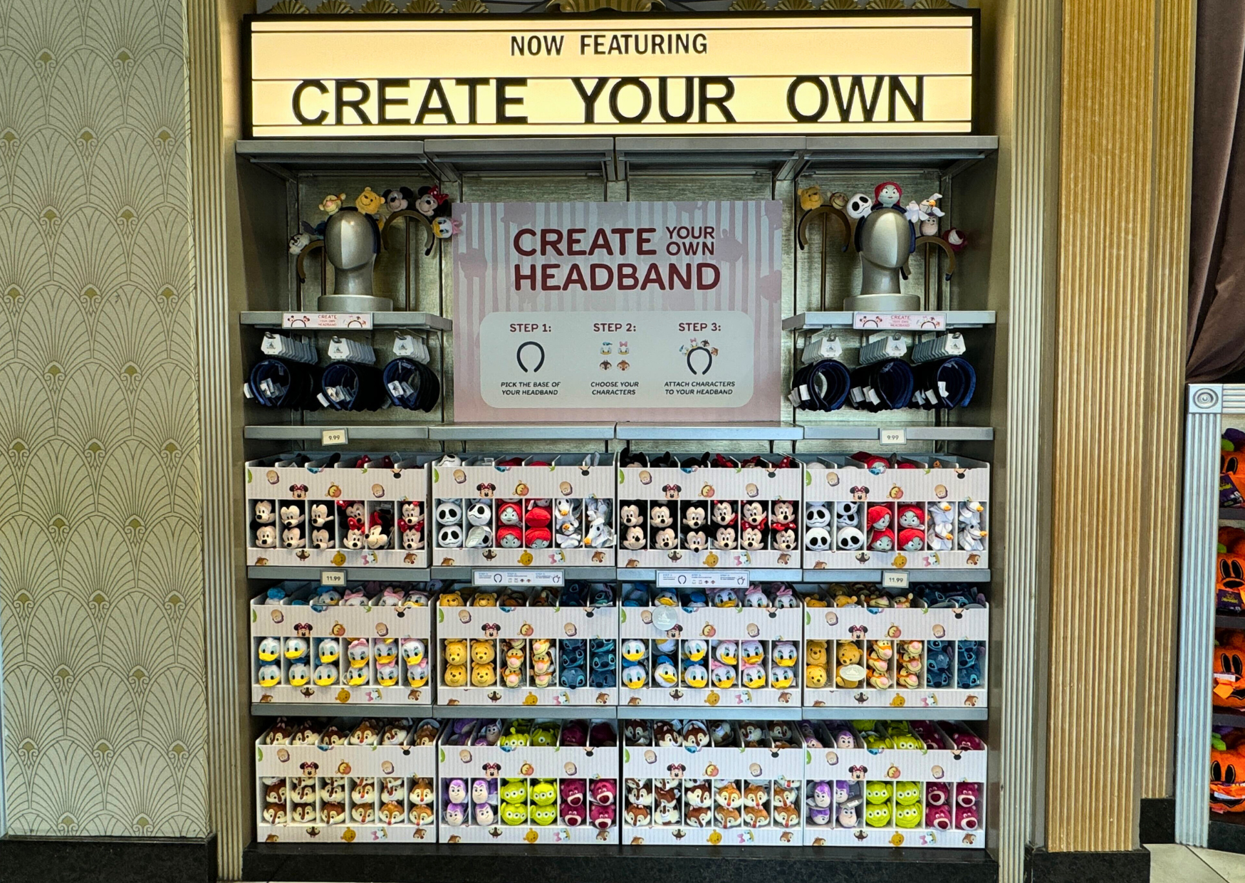 There Are Two NEW Create-Your-Own Headband Character Heads at Disney Ever After! Post Image