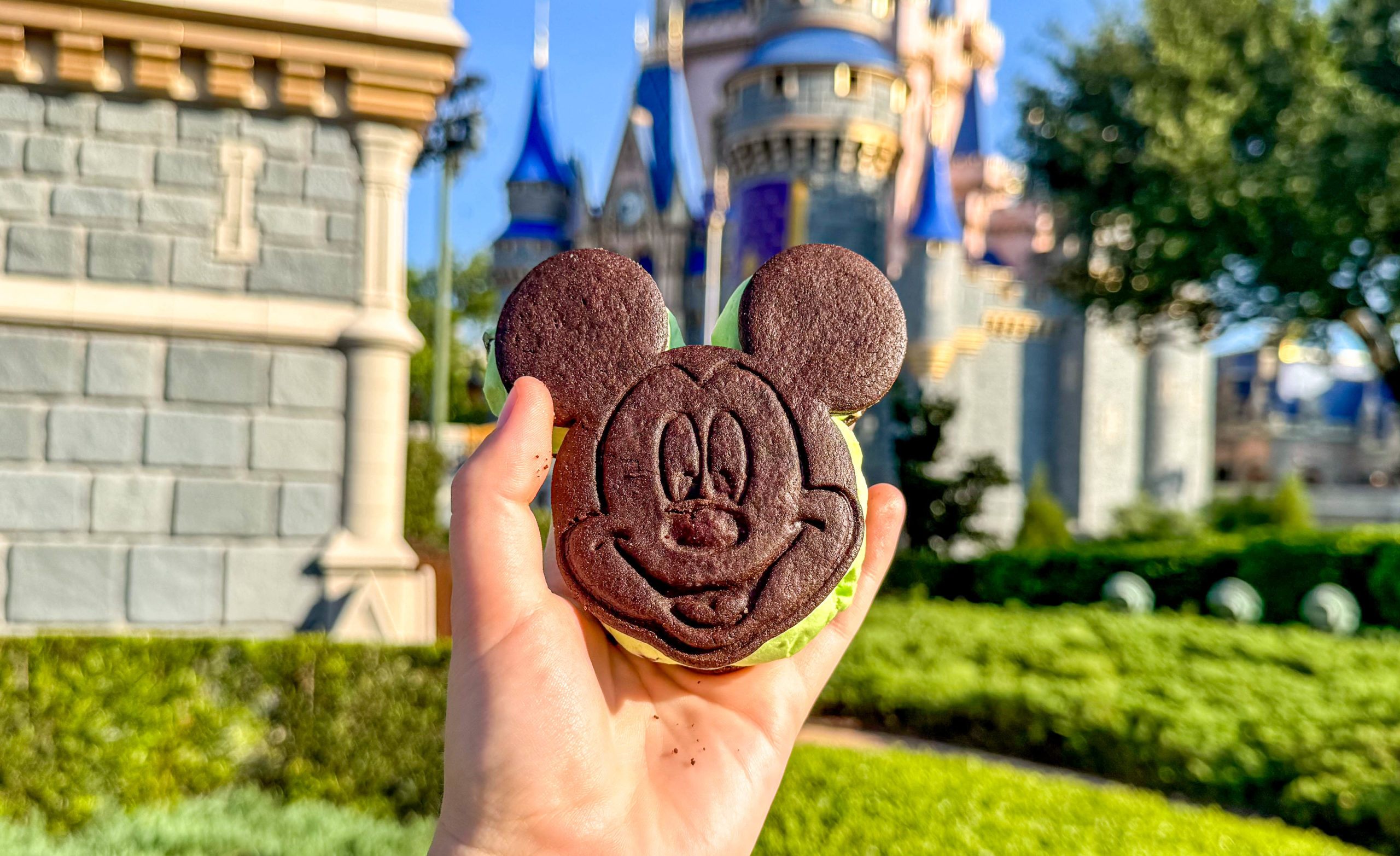 Classic Mickey Cookie Sandwich Gets a Holiday Makeover in Disney World Post Image