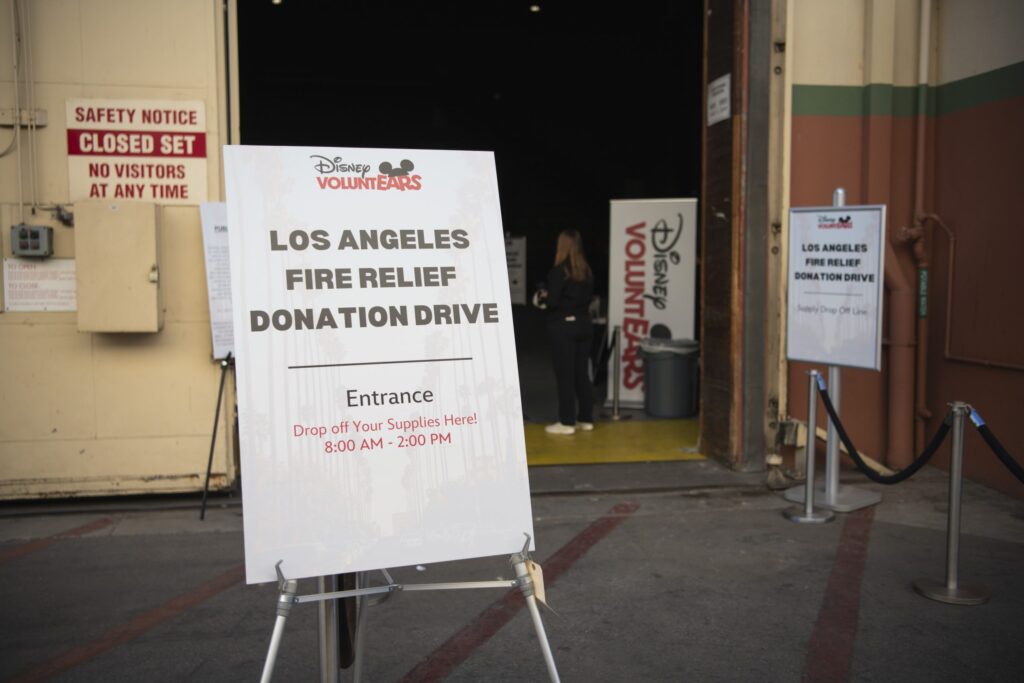 The Walt Disney Company Hosts Donation Drives For Los Angeles Fire Relief Post Image