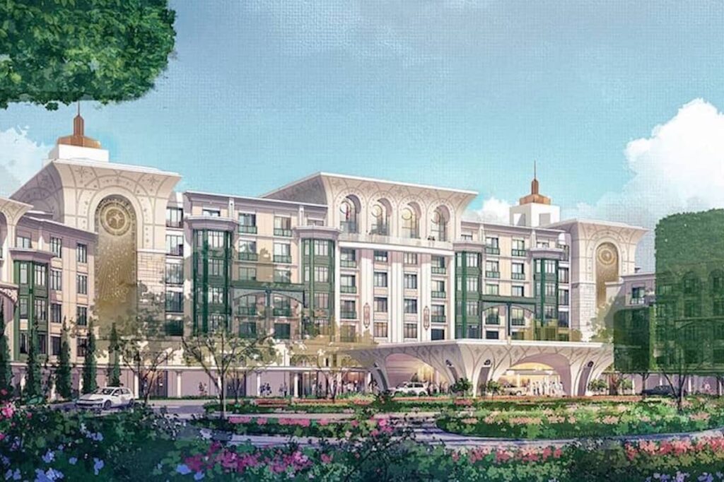 Construction on Shanghai Disney Resort’s New Hotel Reaches a Major Milestone Post Image