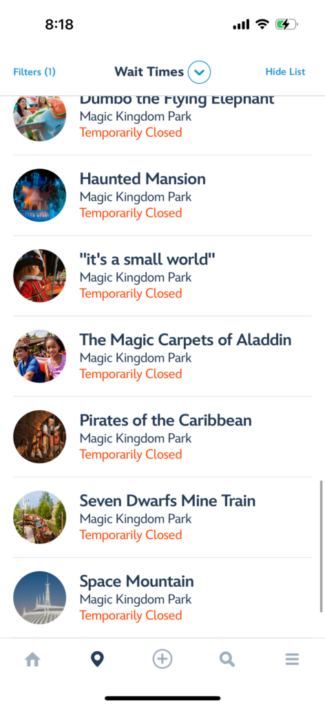 Disney Has Revealed the Reason That Nearly 20 Magic  Kingdom Attractions Closed Simultaneously Last Night Post Image
