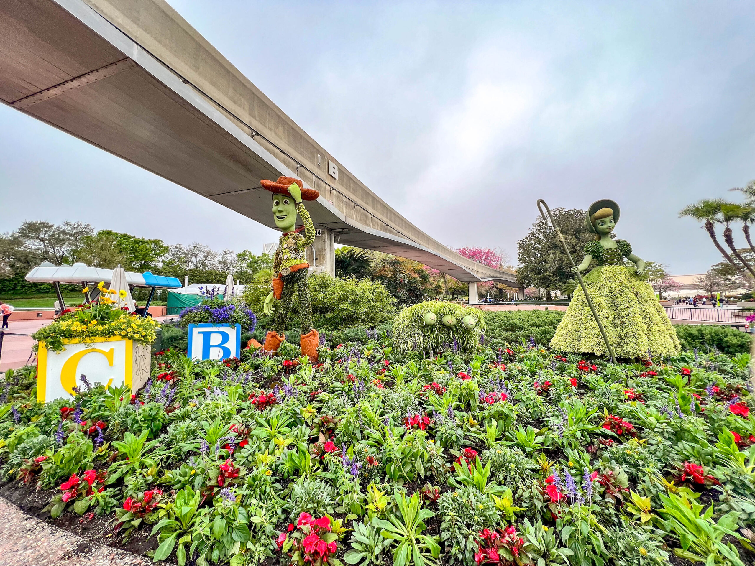 2025 EPCOT Flower &amp; Garden Festival Topiary Update: Figment Is HERE! Post Image