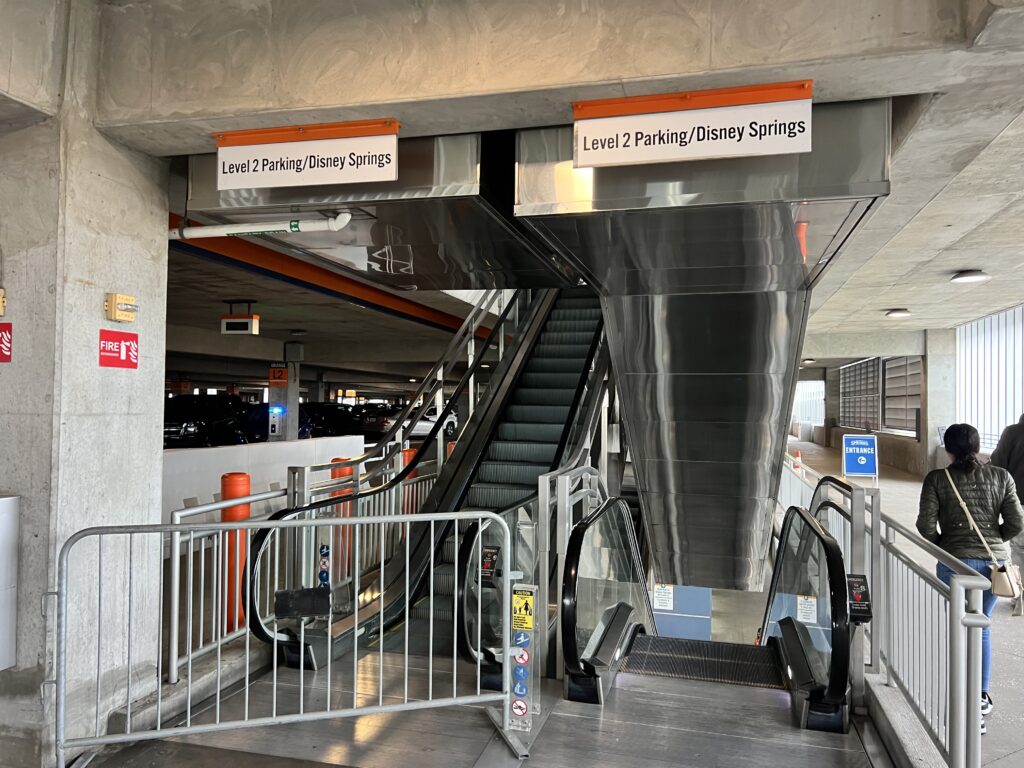 The Upper Levels of the Disney Springs Orange Garage Have Reopened Post Image