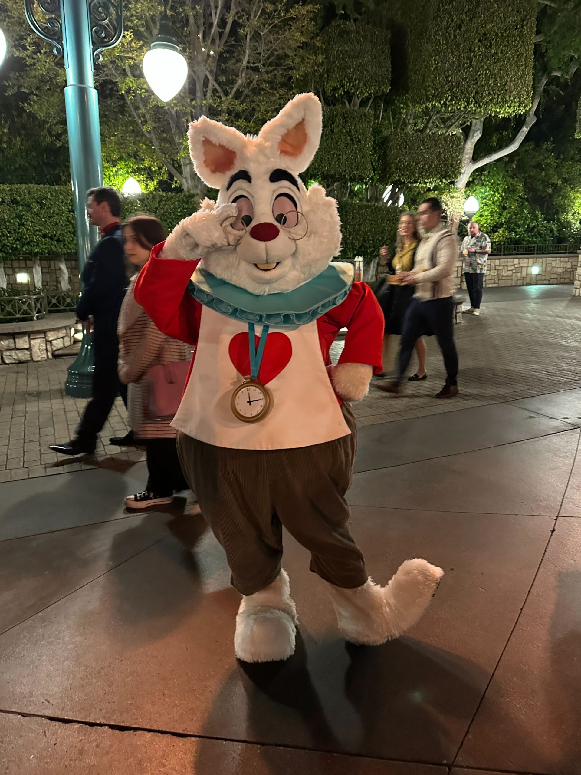 VIDEO: The White Rabbit Oversees Cast Members Move Disney Clocks Forward Post Image