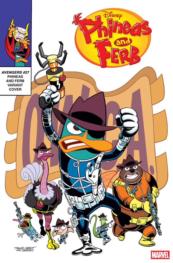 Disney and Marvel Celebrate the Return of ‘Phineas and Ferb’ With New Variant Comics Post Image