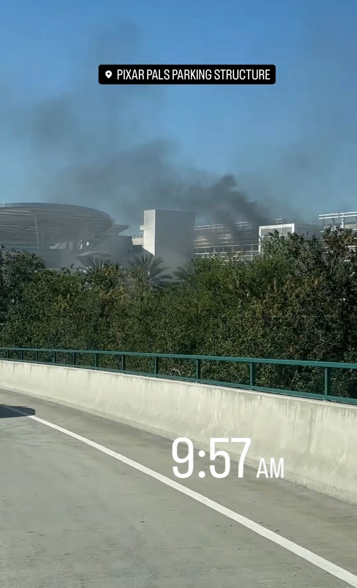 BREAKING: Fire at Pixar Pals Parking Garage in Disneyland Post Image