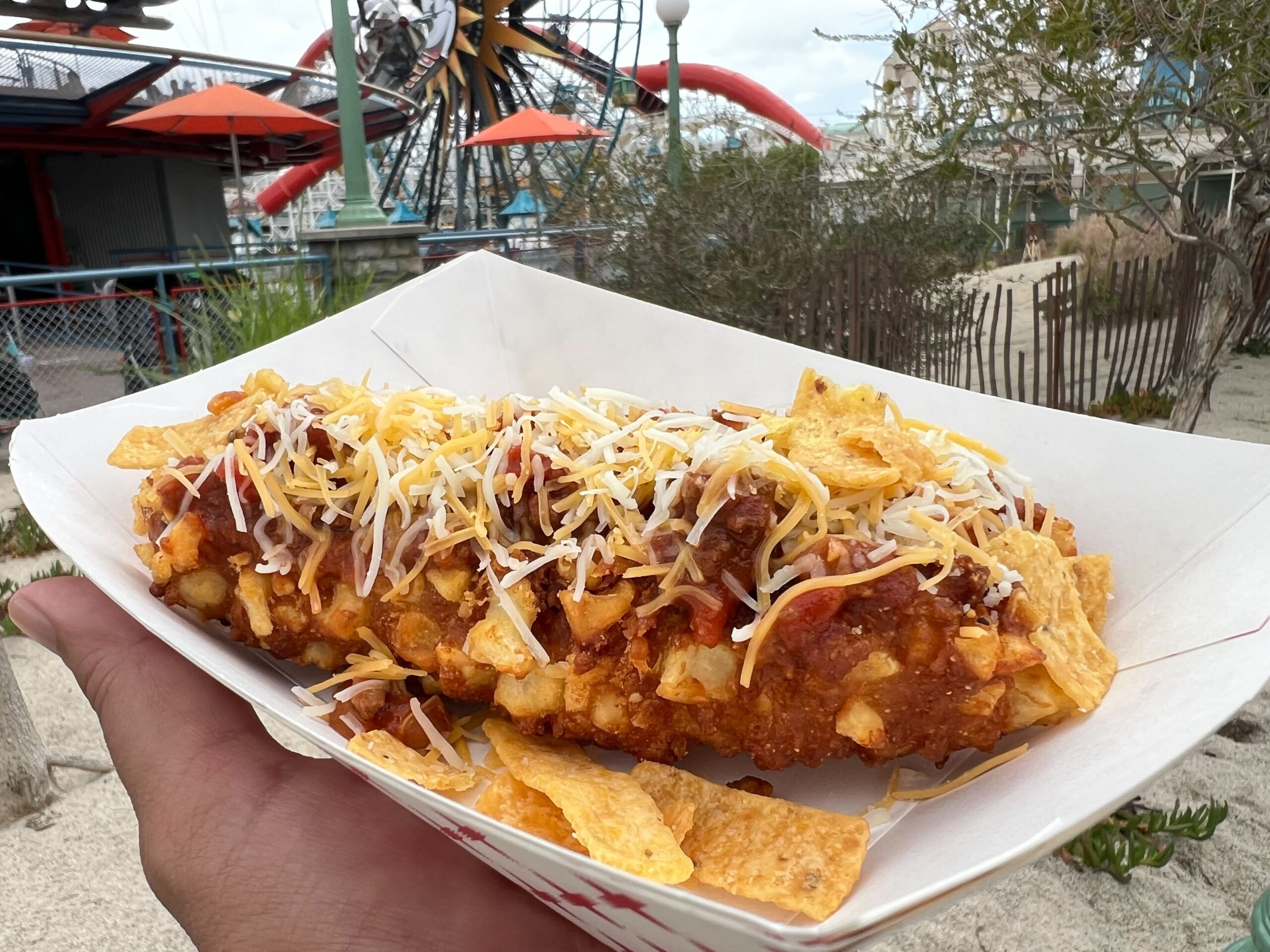PHOTOS: Let’s Check Out Disneyland’s New Buffalo Chicken BEIGNET Slider! Post Image
