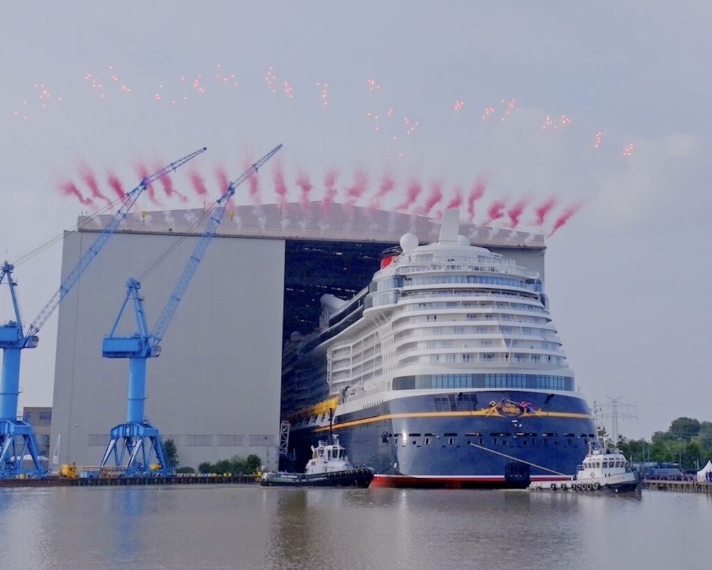 Disney Destiny’s Floating Milestone Brings Her One Step Closer to Sailing Post Image