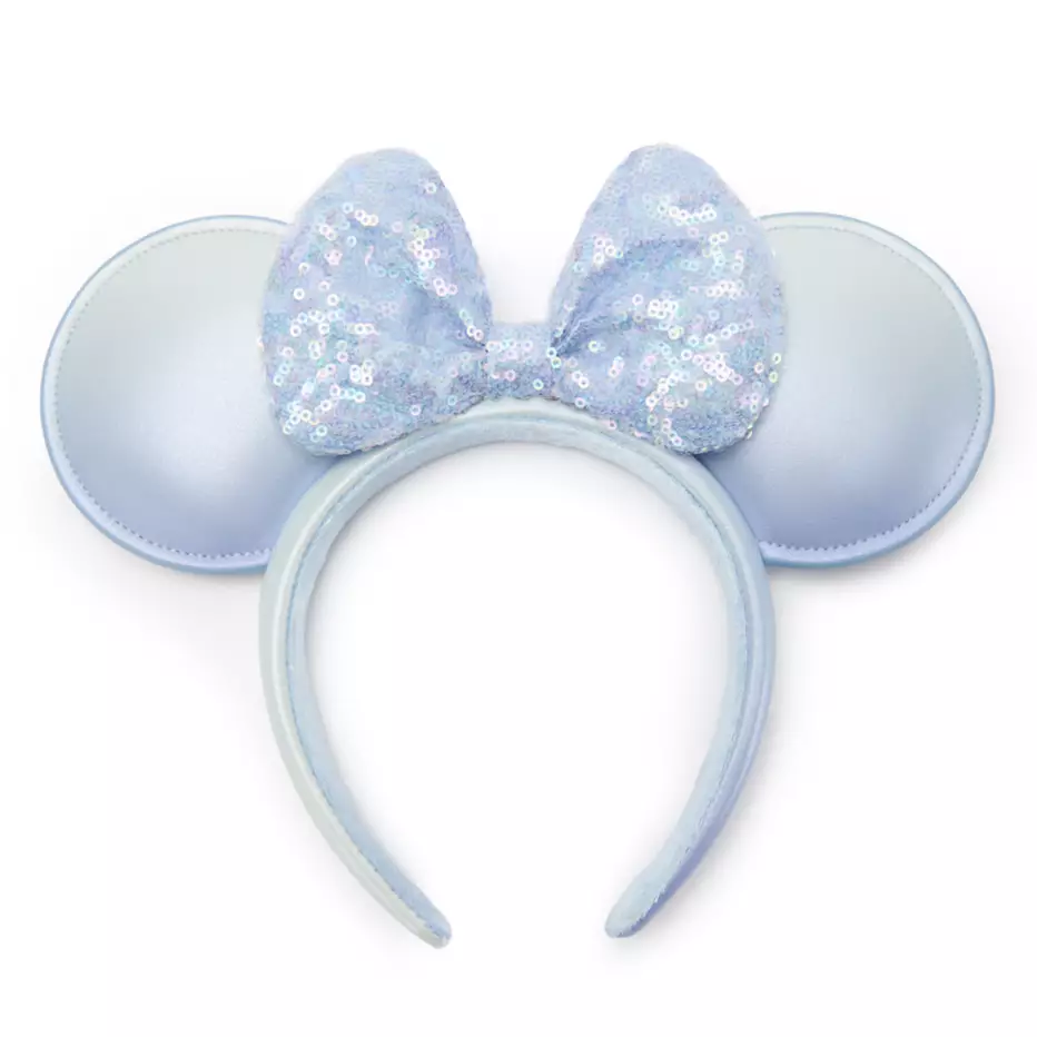 NEW: Sparkling Blue Sequined Minnie Ears Arrive at Elias &amp; Co Post Image