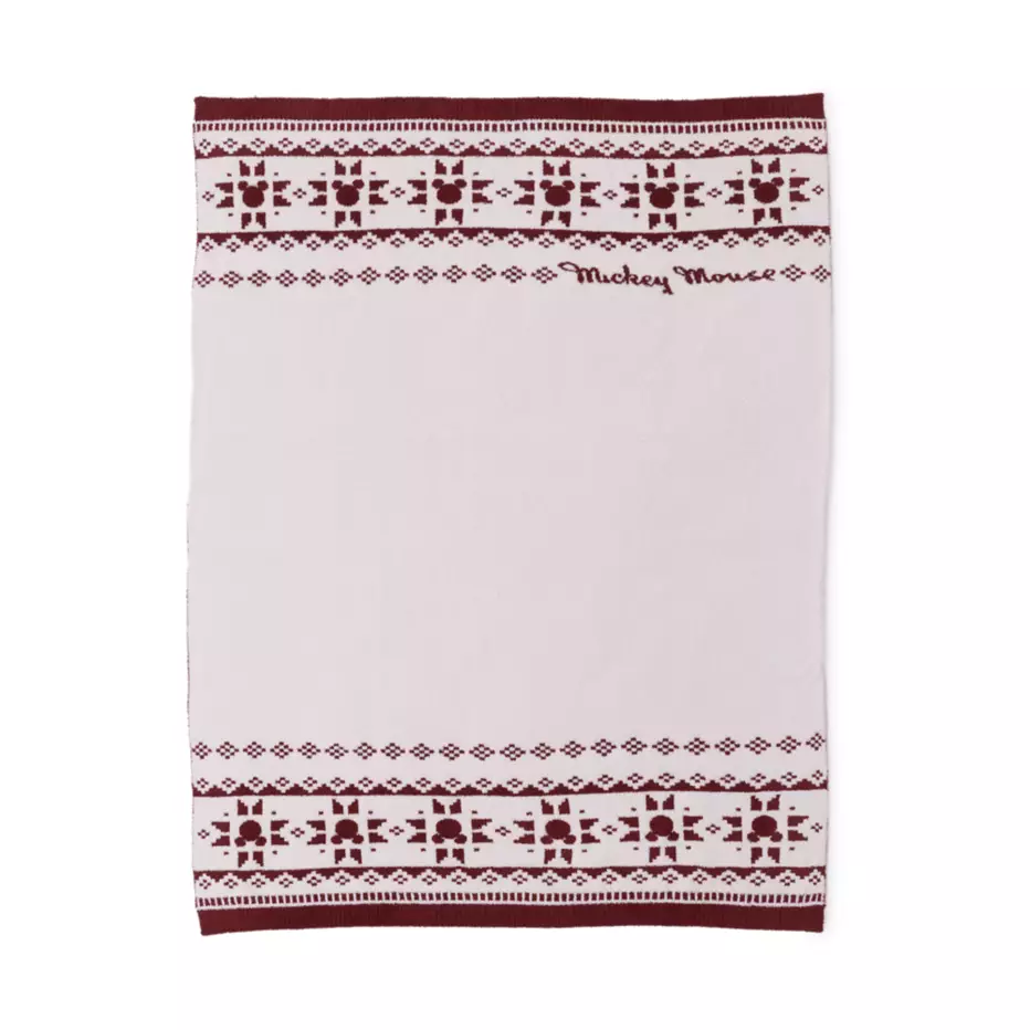 Snuggle Up in This Mickey Mouse Fair Isle CozyChic Blanket by Barefoot Dreams Post Image