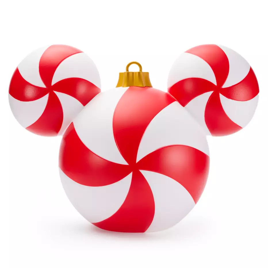 Mickey Mouse Peppermint Swirl Light-Up Ornament Brings Sweet Holiday Cheer Home Post Image