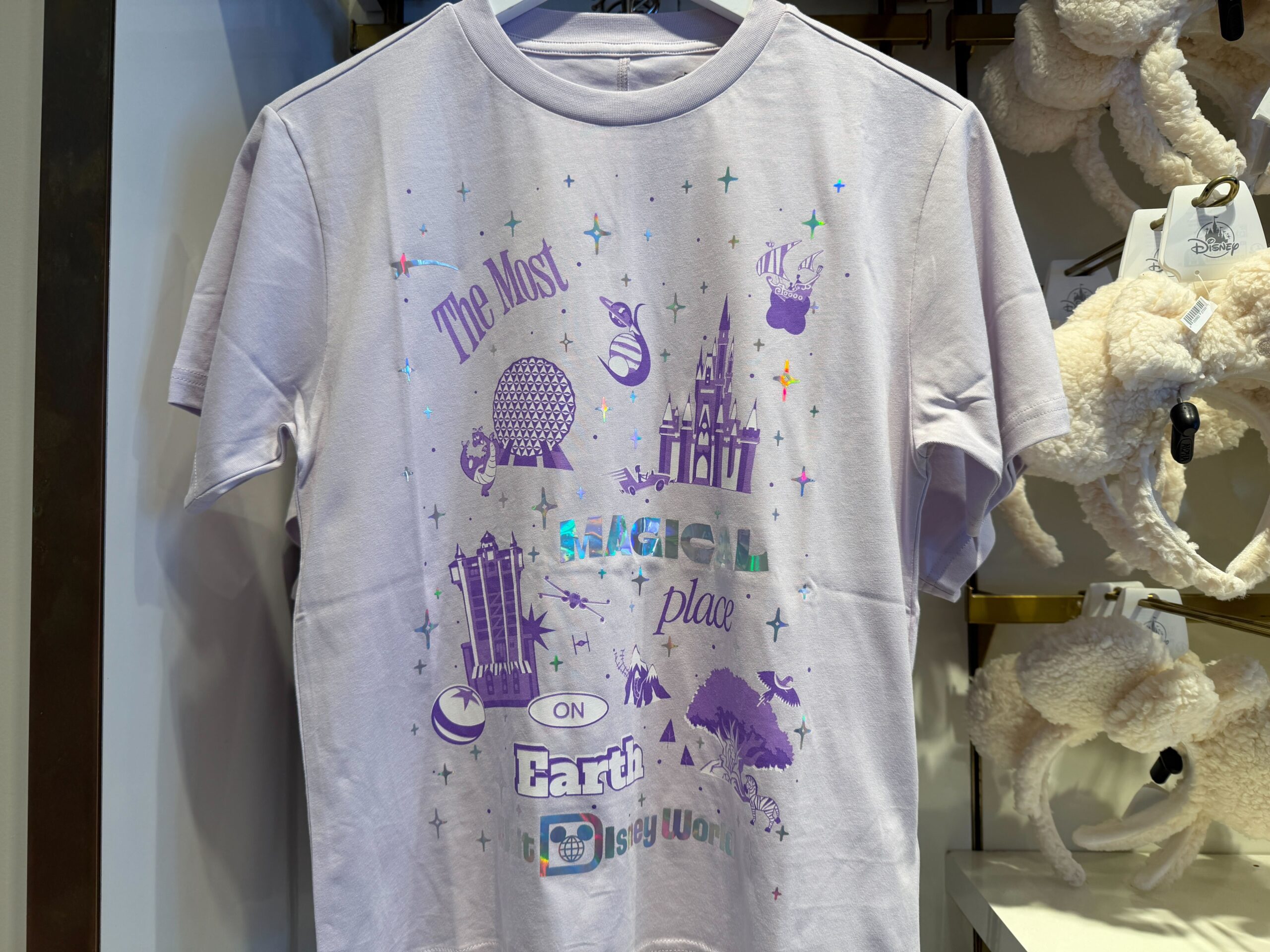 Lovely Lavender Disney World Tee Adds a Magical Touch to Your Look! Post Image