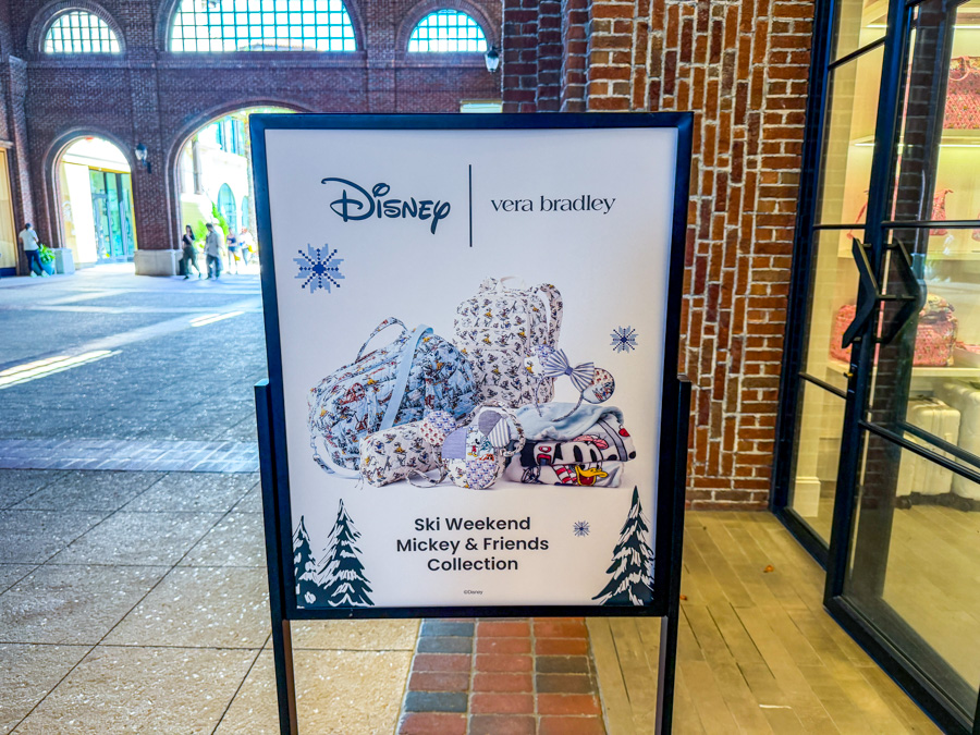 NEW Vera Bradley Mickey &amp; Friends Ski Weekend Collection Now in Disney Springs! Post Image