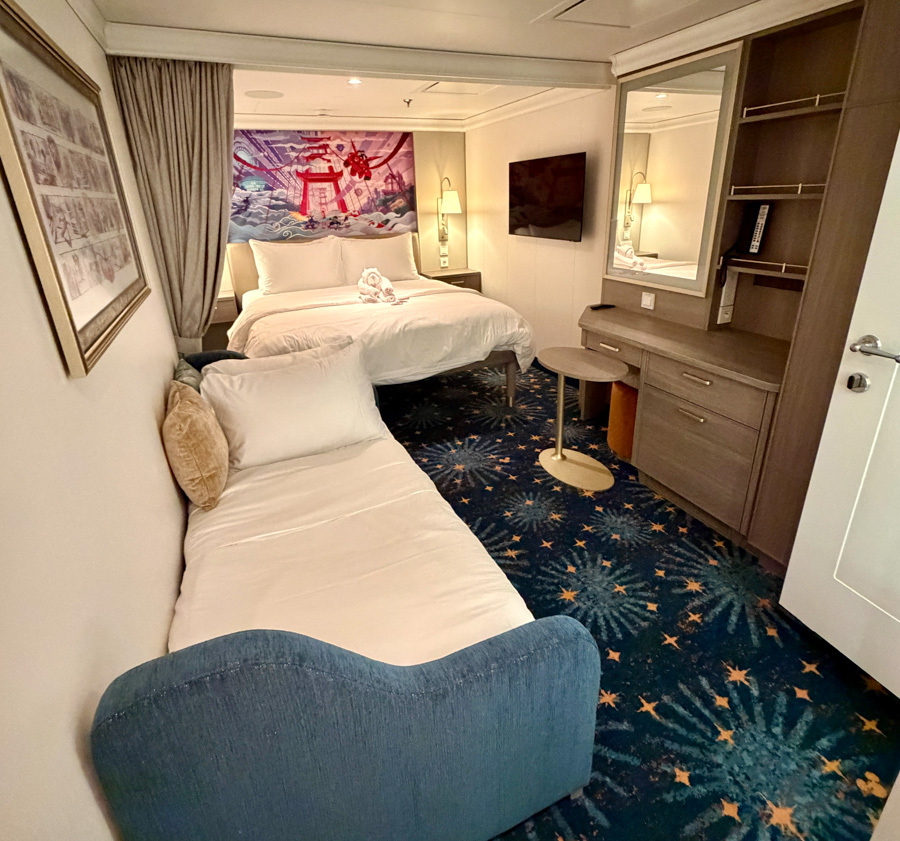 Let’s Tour the Inside Stateroom and Deluxe Oceanview Stateroom on Disney Destiny Post Image