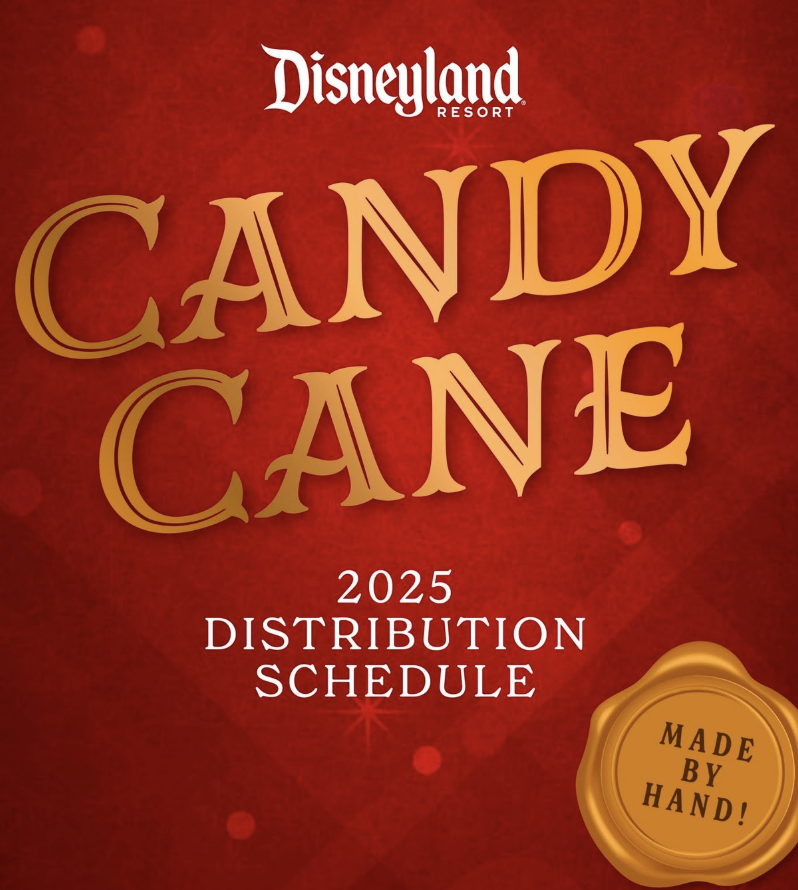 Disneyland Reveals 2025 Candy Cane Distribution Schedule Post Image