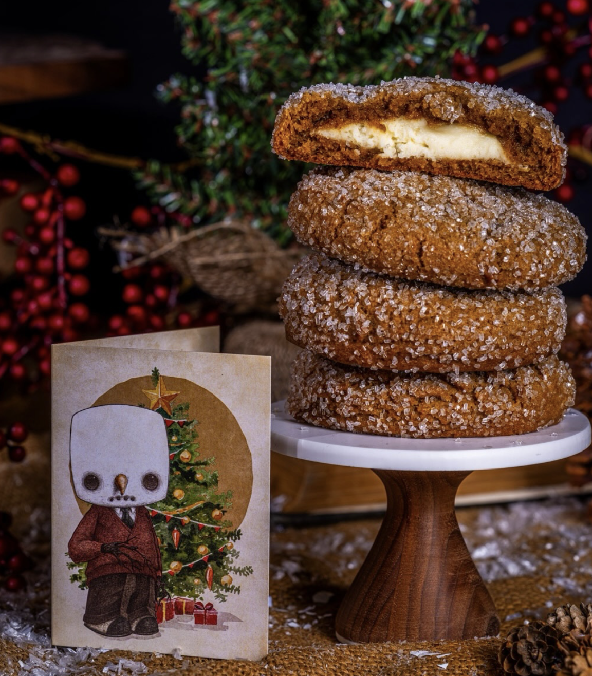 NEW: Indulge on Gideon’s Bakehouse New Cream Cheese-Stuffed Gingerbread Cookie Post Image