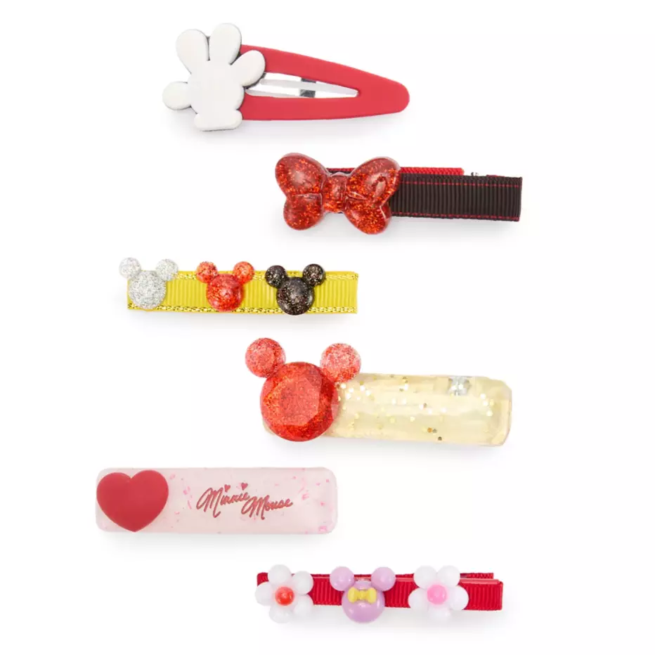 Add Glam to Your Look with NEW Minnie Mouse Hair Clip Set! Post Image