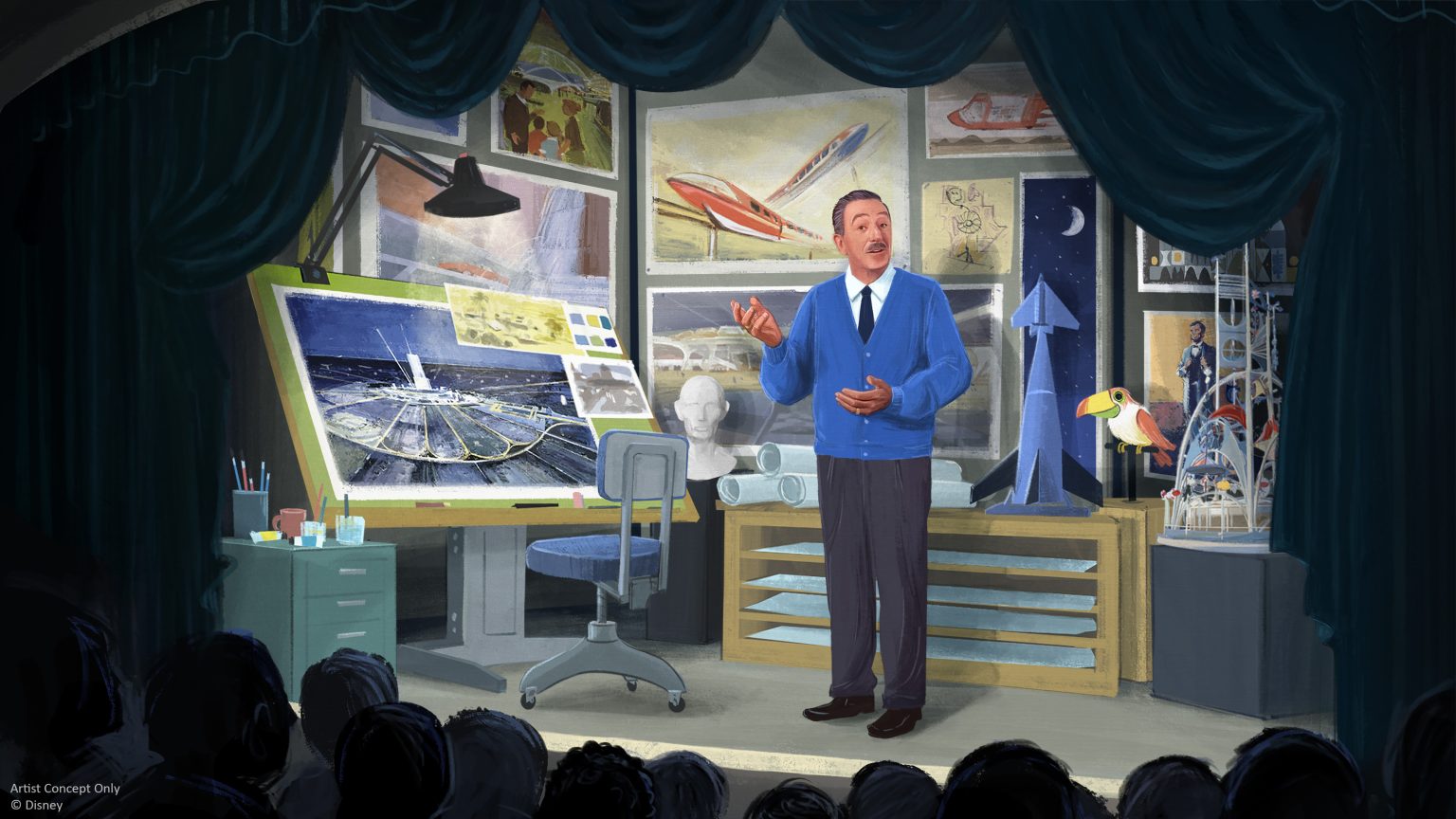 Disney Shares Concept Art From the 1993 Carousel of Progress Update Post Image